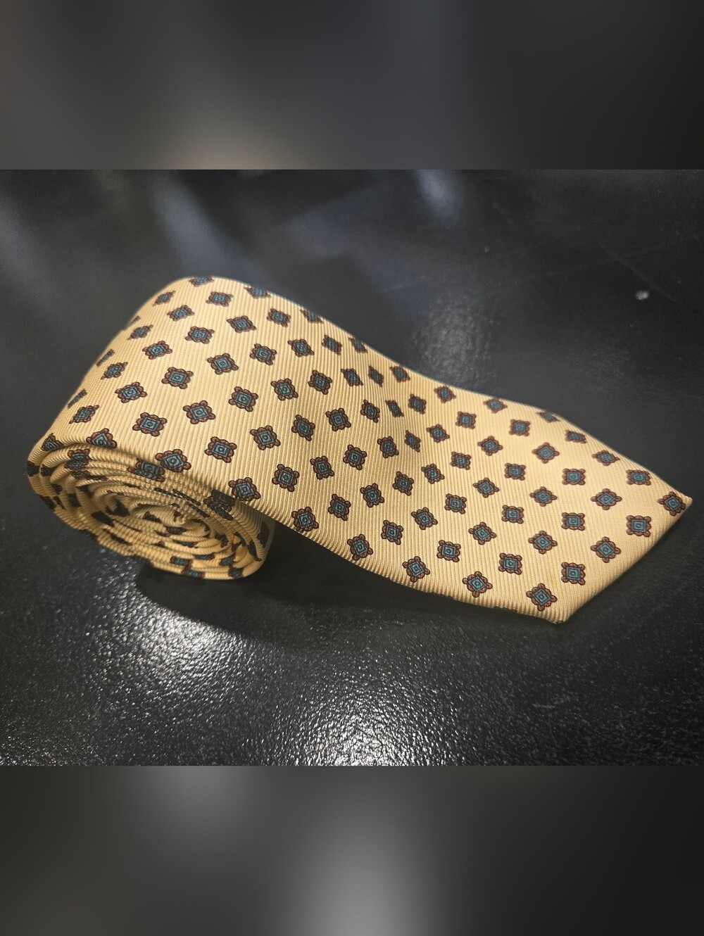 Roots Foulard English Imported Silk Tie